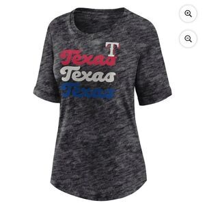 NEW Women's Texas Rangers SS Tshirt SM & MED NWT